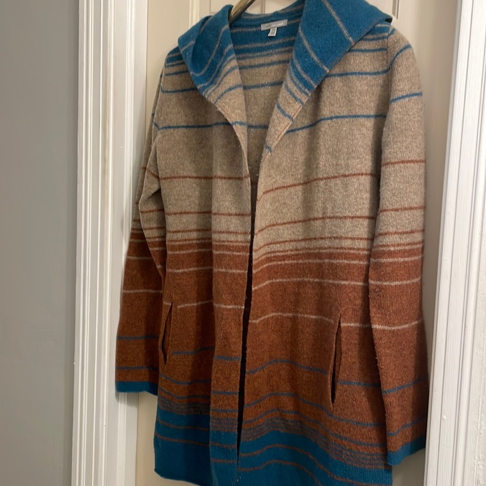 Horny Toad Heartfelt Coat Sweater Lambswool